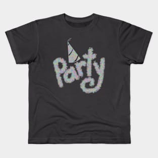 Party! With a party hat Kids T-Shirt